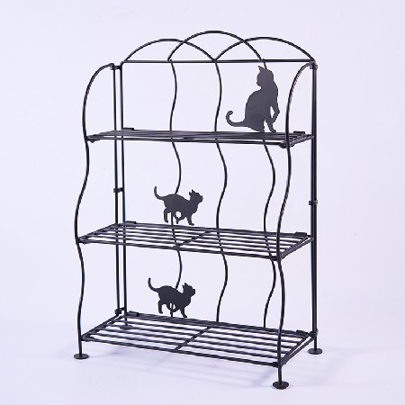 Sn-038 black cat three layer folding shelf